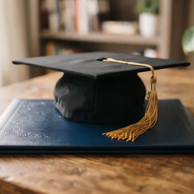 Credential evaluation: диплом и шапочка выпускника